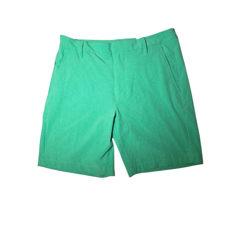All In Motion Men's Golf Shorts Heather Kelly Green 4-way Stretch 32x8 NWT